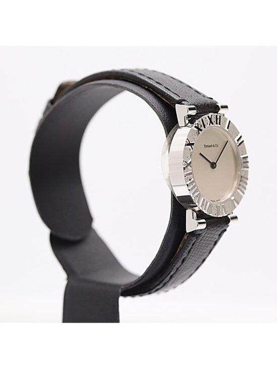 Tiffany & Co In Atlas Quartz Silver Dial Watch